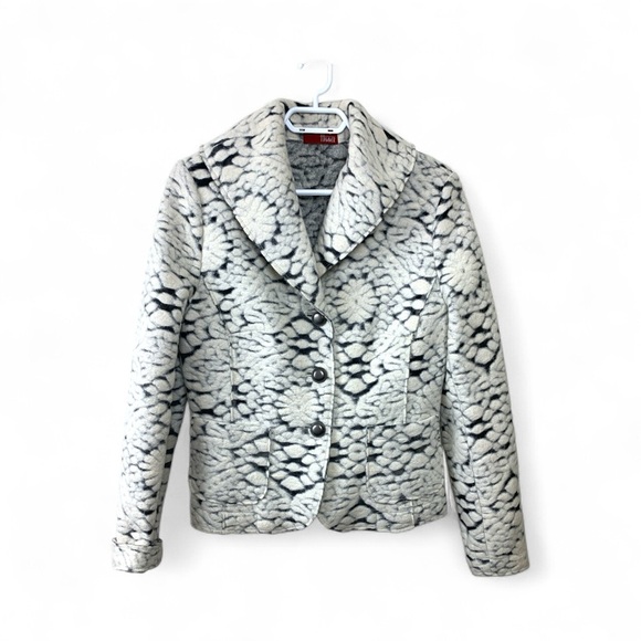 Hammer Wool Blend  Blazer, Textured Fabric 75% wool 25% polyester, pockets - Picture 3 of 15